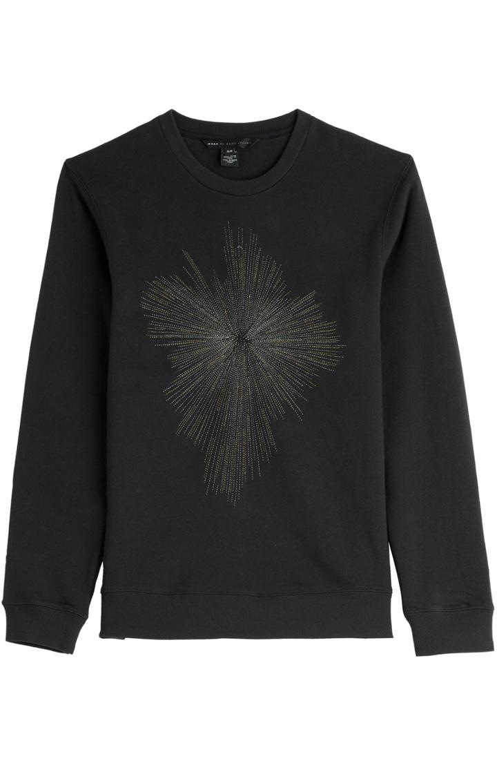 Marc By Marc Jacobs Embroidered Cotton Sweatshirt