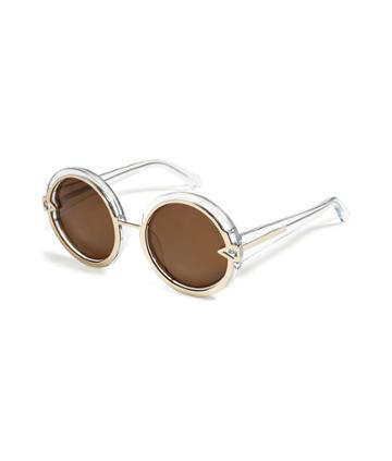 Karen Walker Orbit Sunglasses In Clear