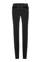 Roberto Cavalli Roberto Cavalli Bootcut Pants With Stud Embellishment - Black