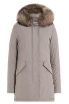 Woolrich Woolrich Luxury Arctic Down Parka With Fur-trimmed Hood - Beige