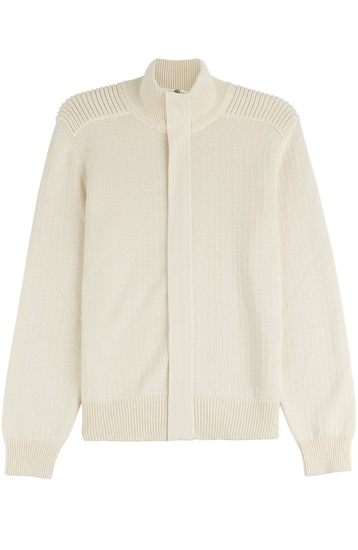 Maison Margiela Wool-cotton Cardigan
