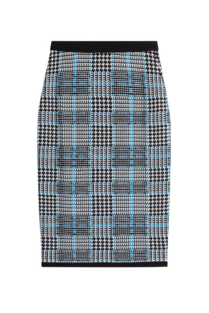 Mary Katrantzou Mary Katrantzou Merino Wool Pencil Skirt - Blue