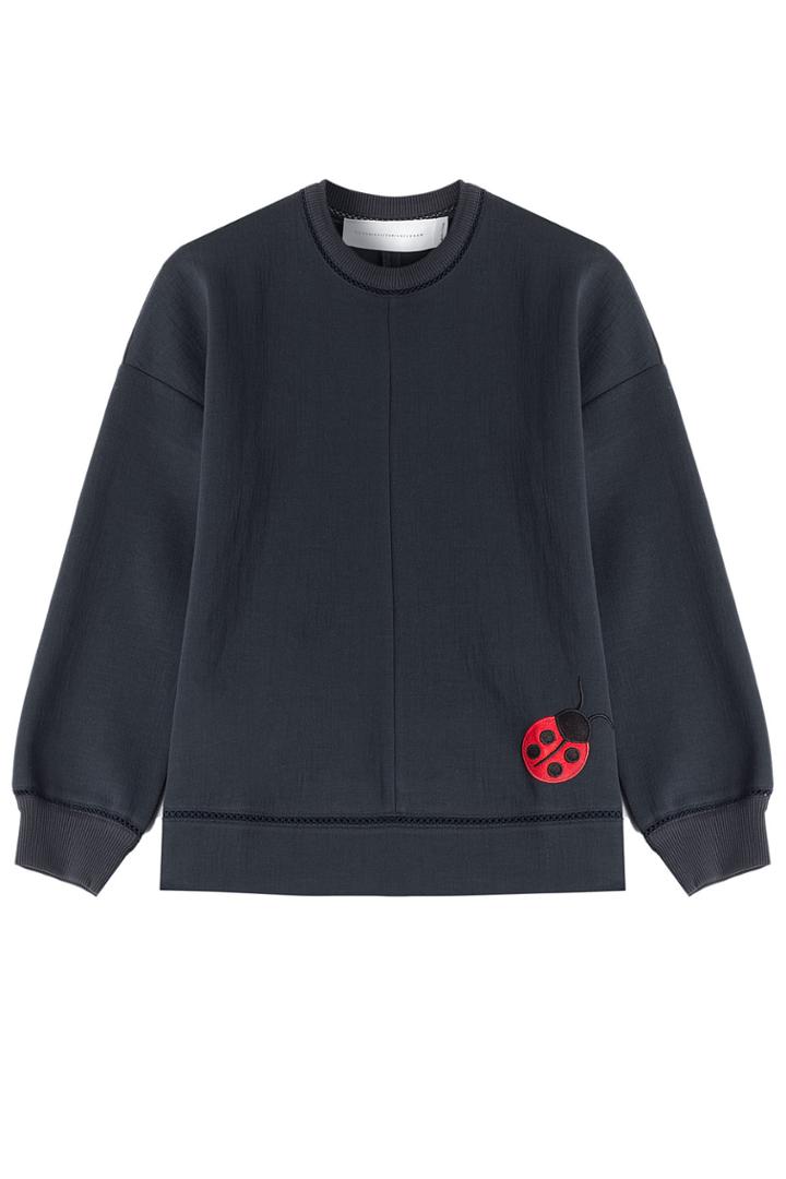 Victoria, Victoria Beckham Victoria, Victoria Beckham Cotton Sweatshirt - Blue