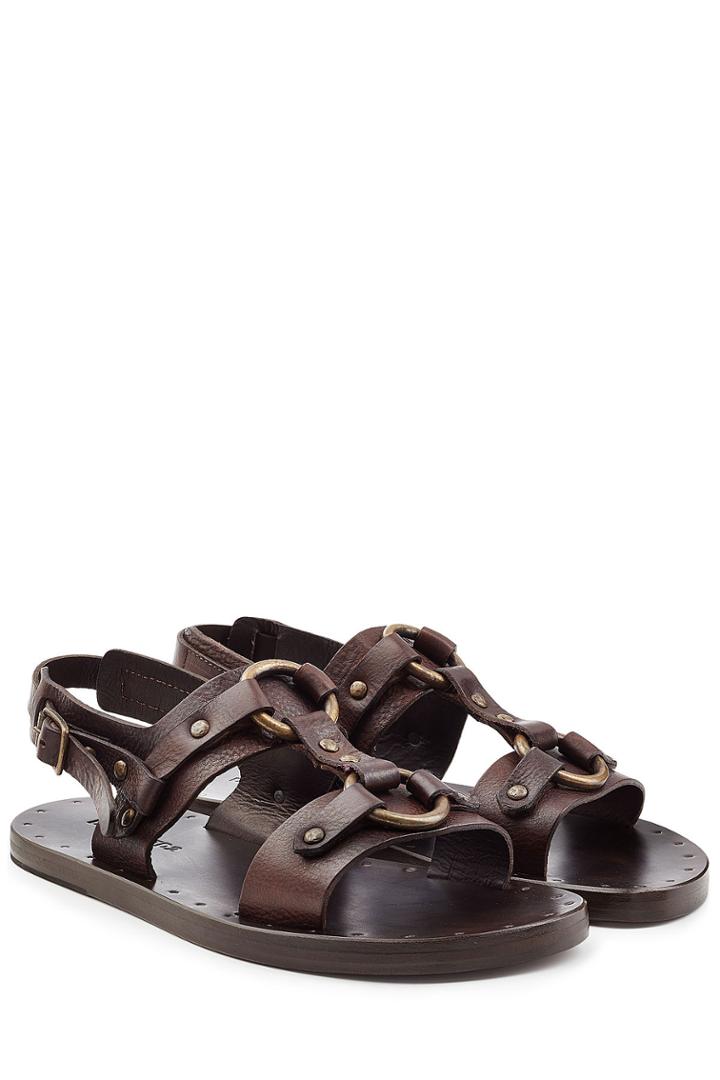 Dsquared2 Dsquared2 Leather Sandals - Brown