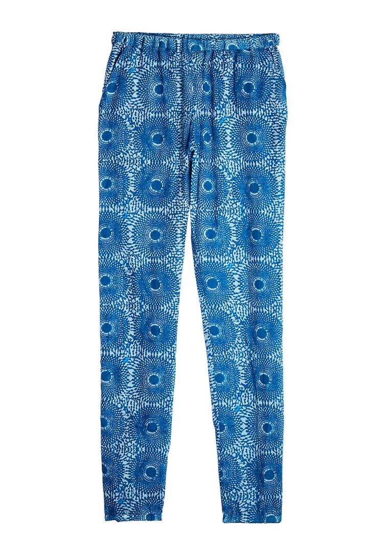 Lemlem Lemlem Printed Cotton Pants With Silk