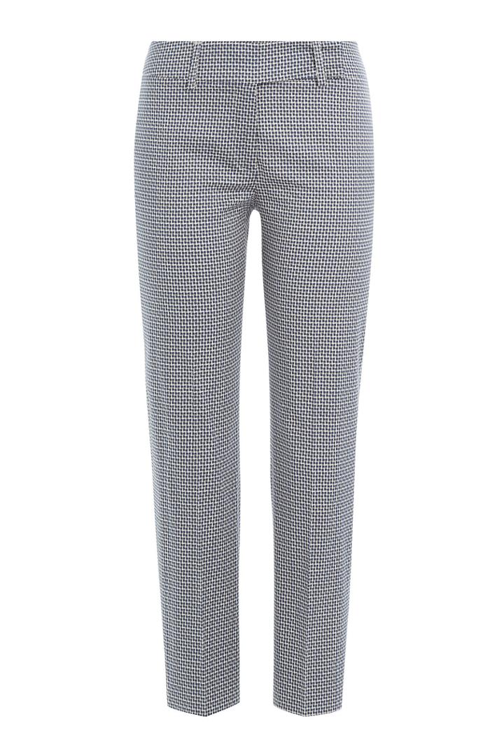 Piazza Sempione Piazza Sempione Cropped Printed Cotton Pants - Multicolor