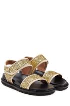 Marni Marni Glitter Sandals - Gold