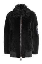 Burberry London Burberry London Shearling Bomber Jacket - Black