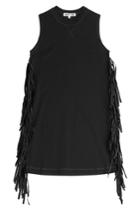 Mcq Alexander Mcqueen Mcq Alexander Mcqueen Mini Dress With Fringe - Black