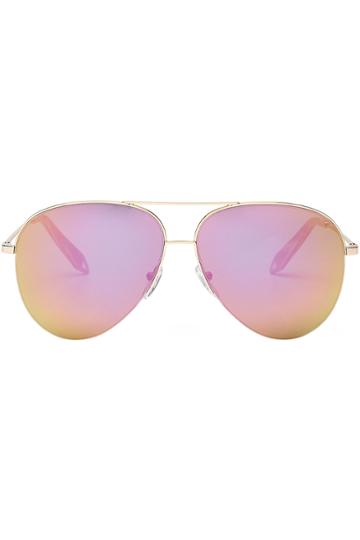 Victoria Beckham Victoria Beckham Classic Victoria Sunglasses - Gold