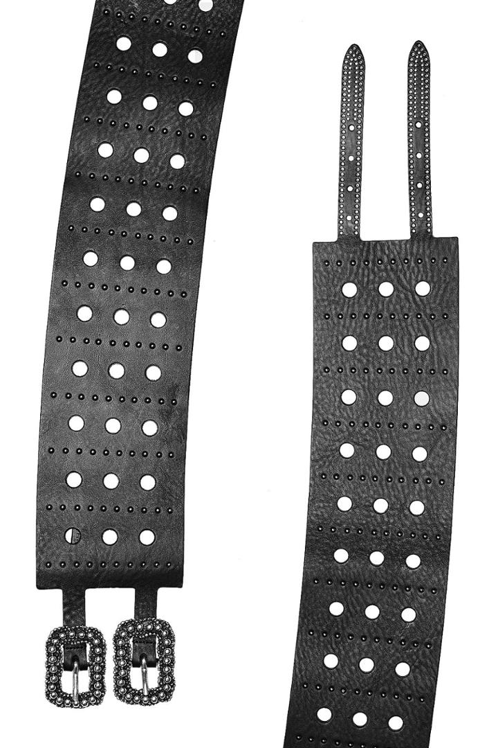 The Kooples The Kooples Embellished Leather Belt