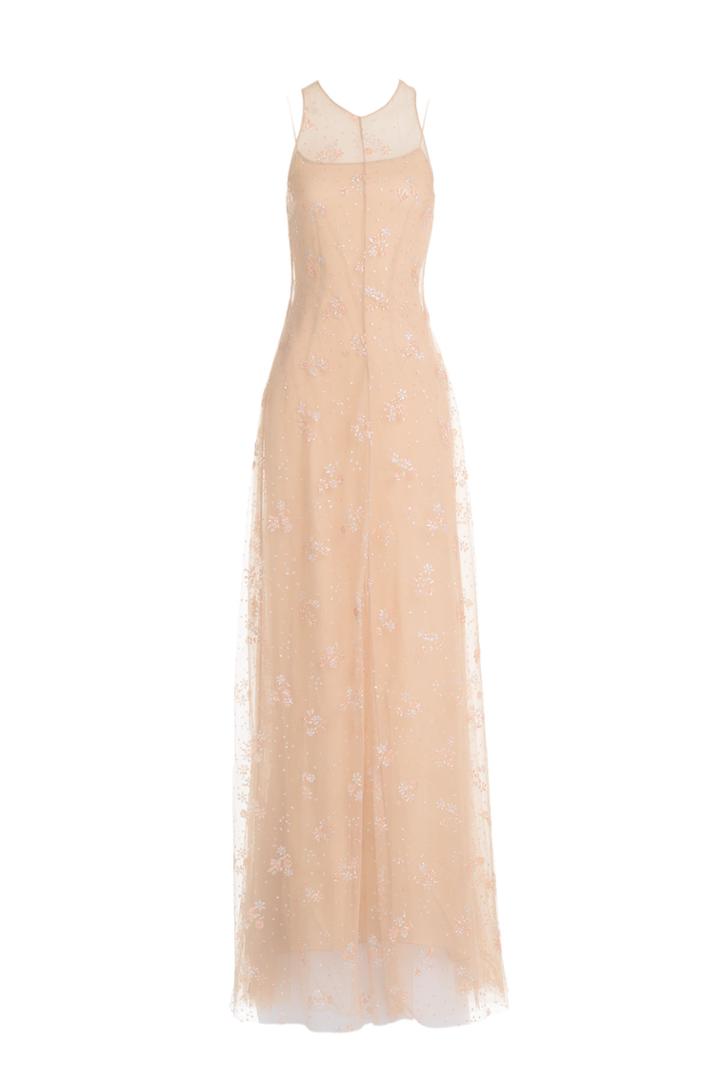 Mary Katrantzou Mary Katrantzou Embellished Evening Gown - Orange