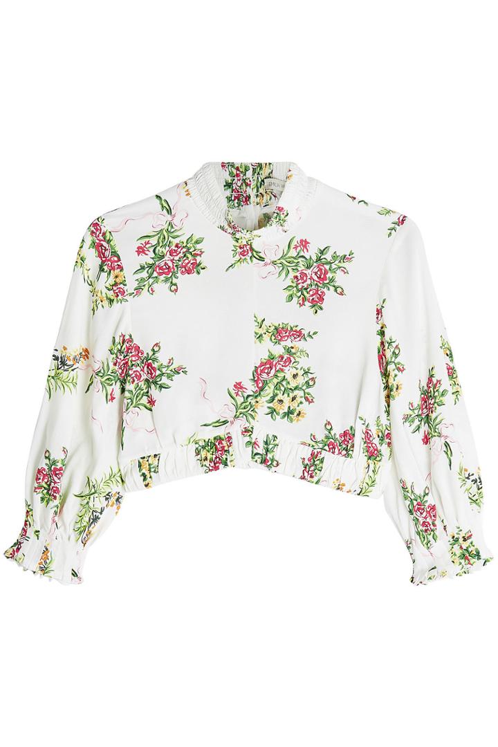 Emilia Wickstead Emilia Wickstead Cropped Top With Print