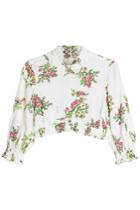 Emilia Wickstead Emilia Wickstead Cropped Top With Print