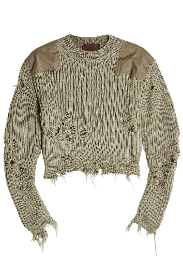 Yeezy Yeezy Distressed Wool Pullover
