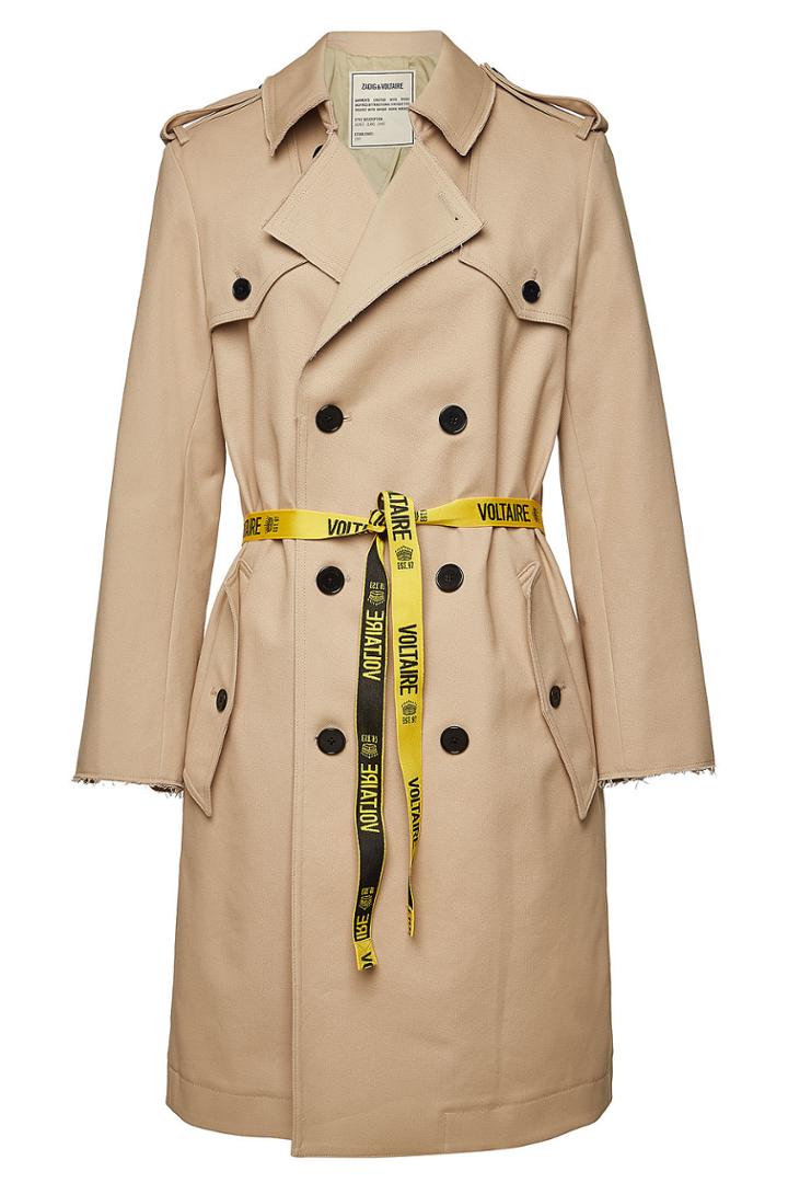 Zadig & Voltaire Zadig & Voltaire Mia Cotton Trench Coat