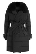 Dsquared2 Dsquared2 Quilted Down Coat With Fur-trimmed Collar