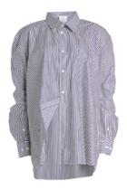 Vetements Vetements X Comme Des Garçons Striped Cotton Shirt