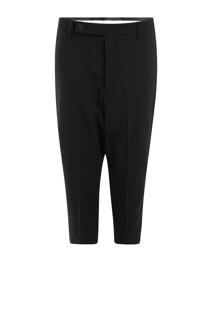 Rick Owens Men Rick Owens Men Wool Harem Pants - Black