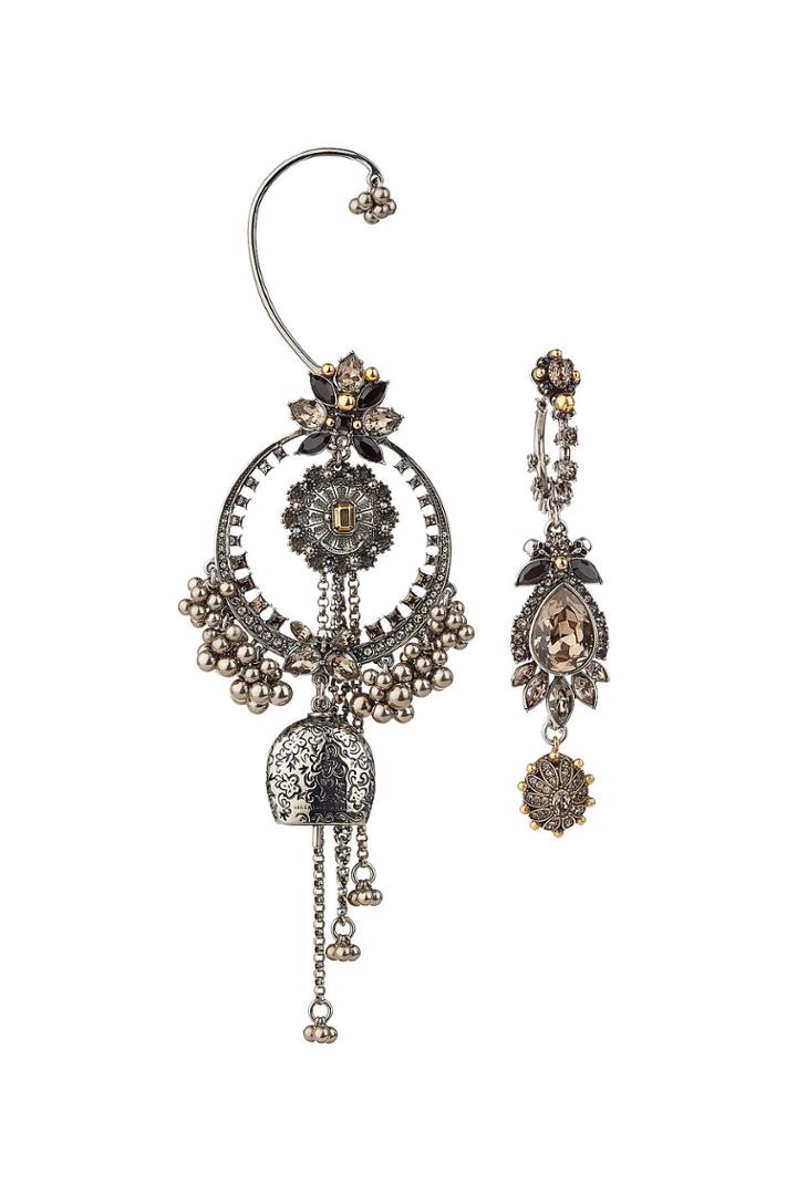 Alexander Mcqueen Alexander Mcqueen Duo Earring Set