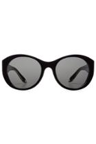 Victoria Beckham Victoria Beckham Upswept Oval Sunglasses - Black