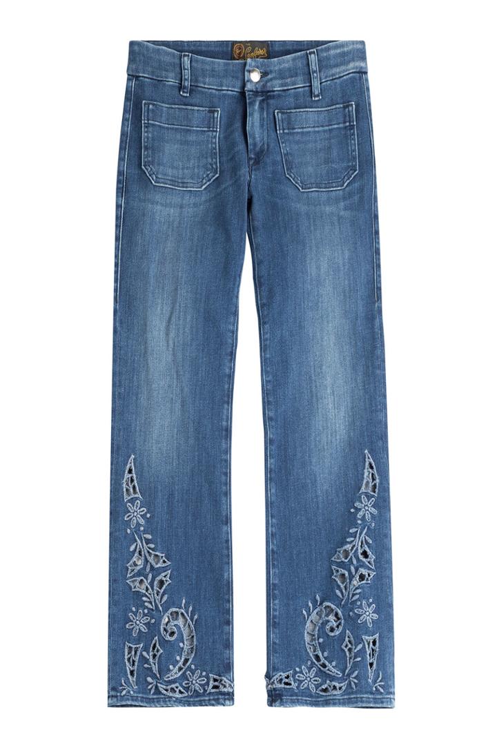 Seafarer Seafarer Lord Jim Cropped Jeans With Cut-out Detail