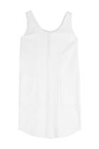 Jil Sander Navy Jil Sander Navy Cotton Tank Dress - White