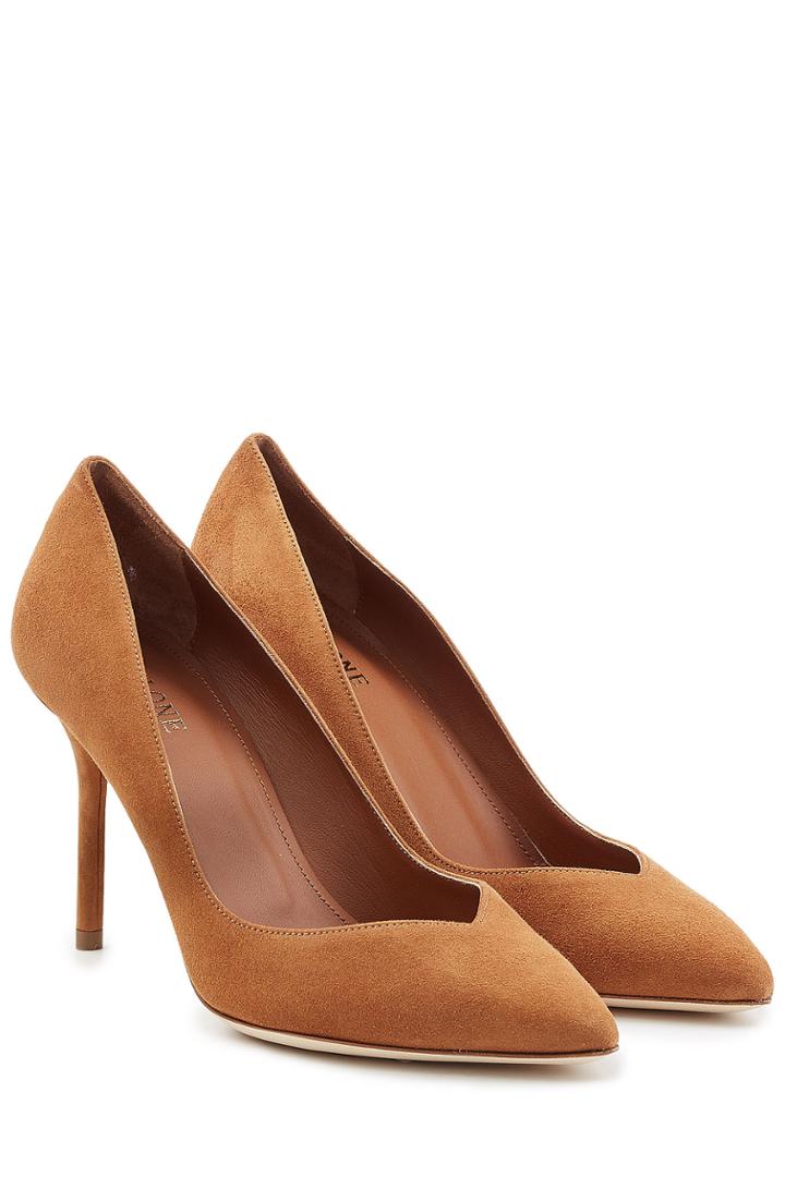 Malone Souliers Malone Souliers Suede Pumps - Brown