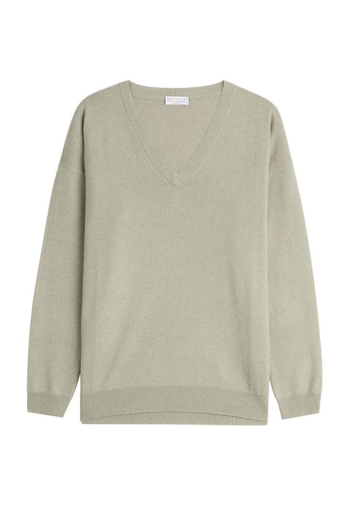 Brunello Cucinelli Brunello Cucinelli Cashmere V-neck Pullover - None