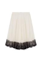 Red Valentino Red Valentino Flared Skirt With Lace - Multicolor