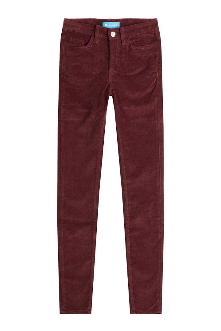 M I H M I H Velvet Skinny Jeans - Red