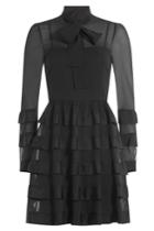 R.e.d. Valentino R.e.d. Valentino Tiered Dress - Black