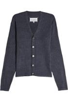 Maison Margiela Maison Margiela Elbow Patch Cardigan In Wool And Cotton