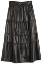 Valentino Midi-skirt In Leather