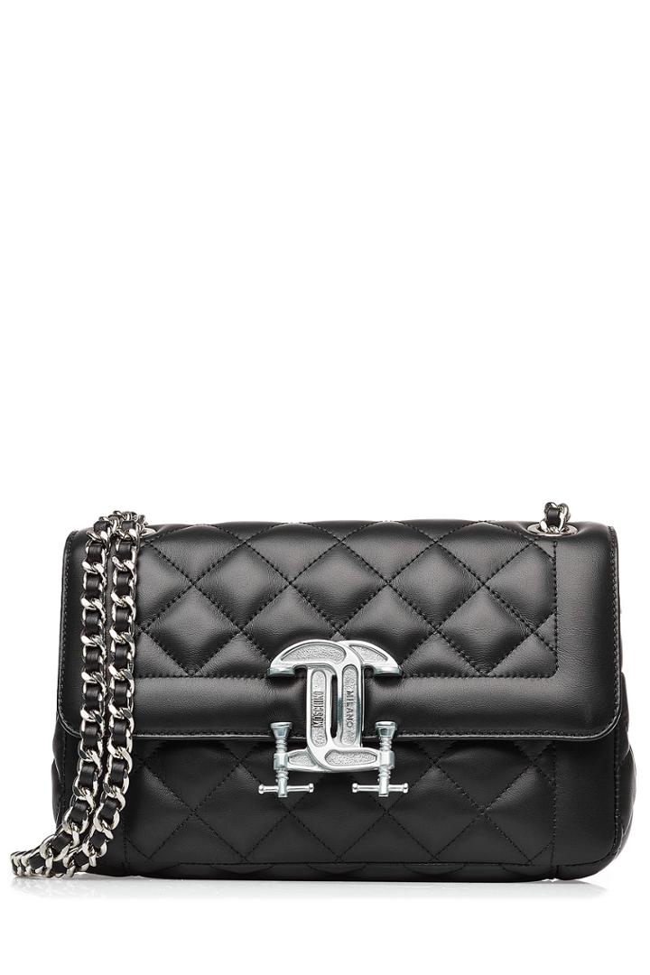 Moschino Moschino Quilted Shoulder Bag - Black