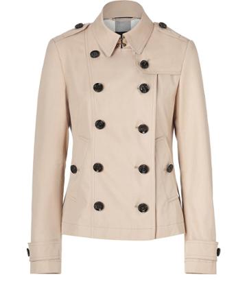 Burberry Brit New Chino Short Cotton Poplin Dukesby Trench Coat