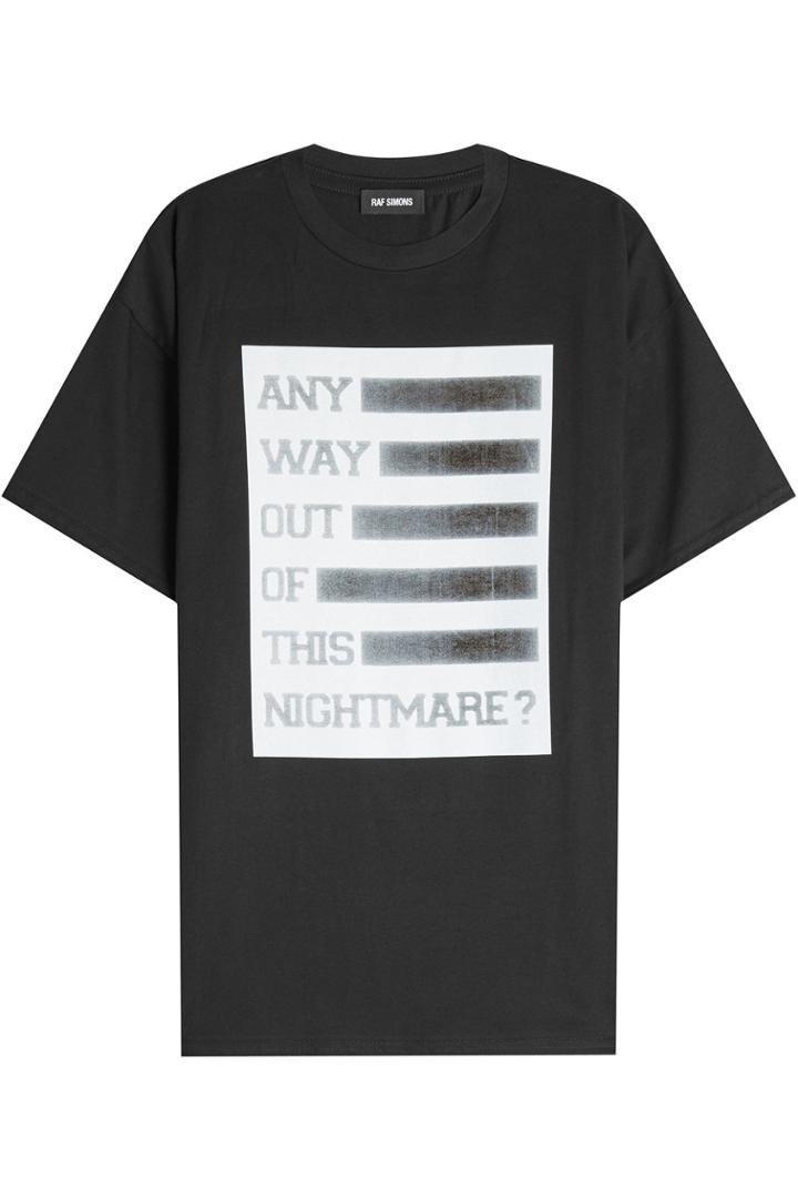 Raf Simons Raf Simons Printed Cotton T-shirt