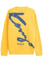 Kenzo Kenzo Printed Cotton Blend Sweatshirt - Yellow