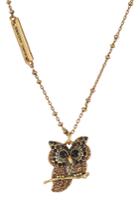 Marc Jacobs Marc Jacobs Embellished Owl Necklace - Gold