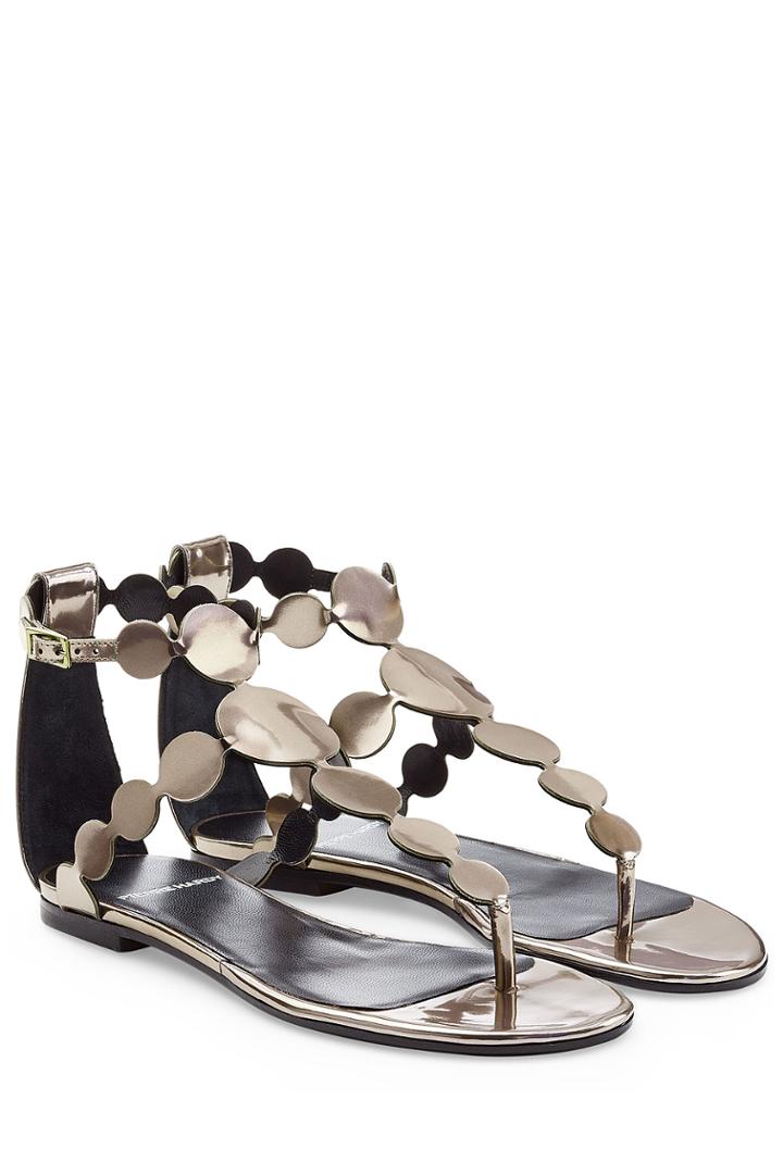 Pierre Hardy Pierre Hardy Metallic Leather Sandals - Multicolor