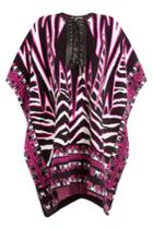 Emilio Pucci Emilio Pucci Wool And Mohair Cape With Leather - Multicolor