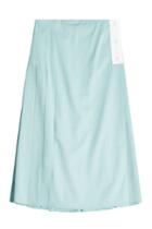 Victoria Beckham Victoria Beckham Patch Pocket Virgin Wool Midi Skirt