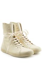 Rick Owens Rick Owens Leather Ankle Boot Sneakers