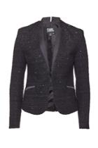 Karl Lagerfeld Karl Lagerfeld Boucle Blazer With Sequins