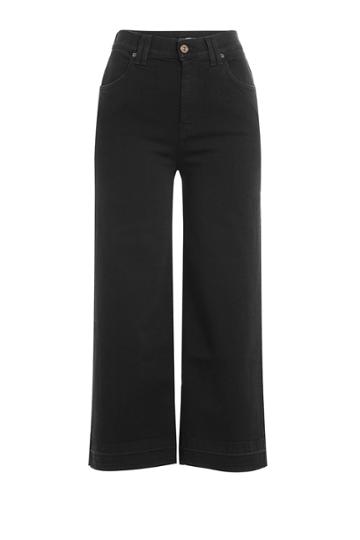 Seven For All Mankind Seven For All Mankind Cropped Jeans - Black