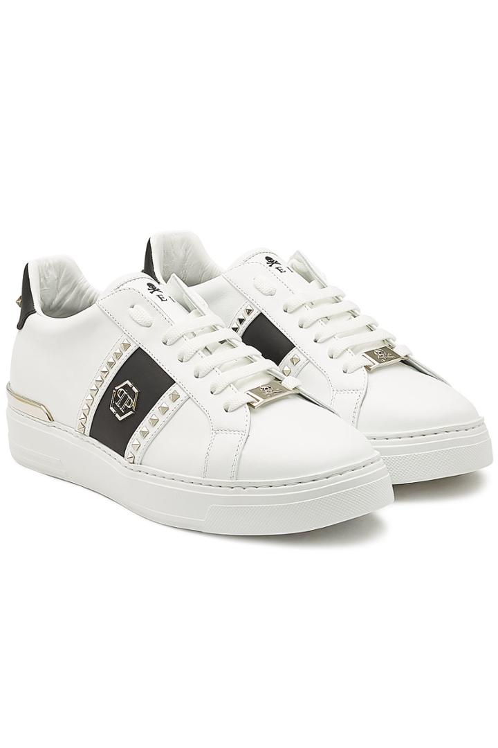 Philipp Plein Philipp Plein Leather Sneakers With Studs