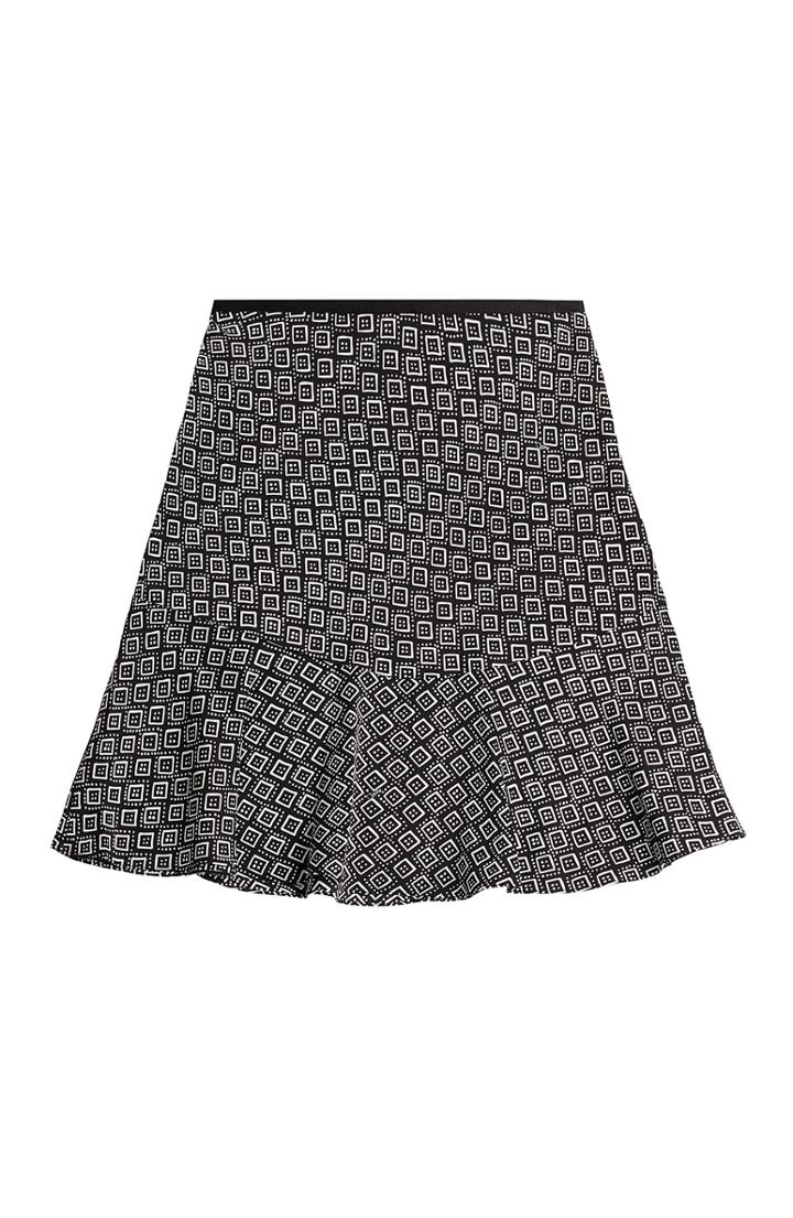 Diane Von Furstenberg Printed Silk Skirt