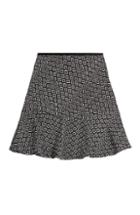Diane Von Furstenberg Printed Silk Skirt