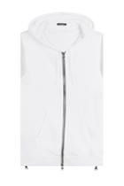 Balmain Balmain Zipped Cotton Vest - White