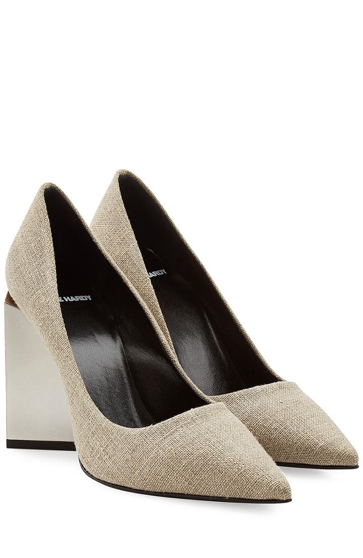 Pierre Hardy Monolite Linen Pumps